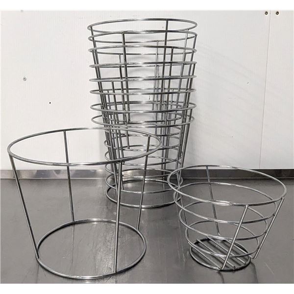 Various Sizes of Metal Baskets - Lot of 10pcs| Bsml12/FtF