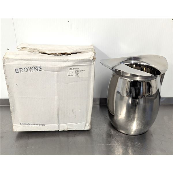 Browne 8202G 2-1/8qt Stainless Steel Pitchers - Lot of 2| FtD