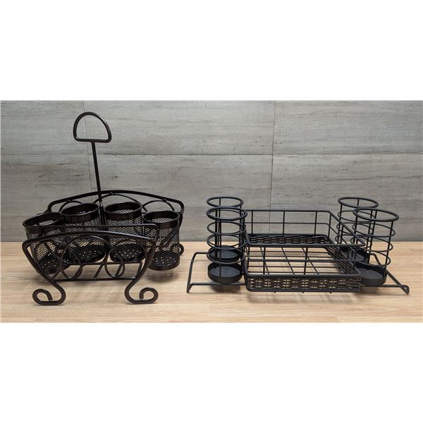 Napkin & Flatware Storage Holders - Lot of 2pcs