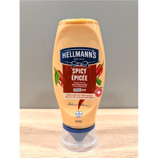 Hellmann's Spicy Mayonnaise Type Dressing 340mL - Lot of 5
