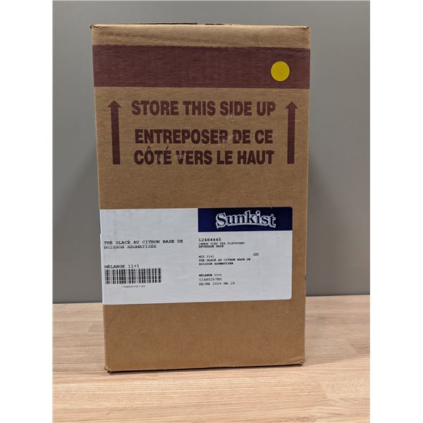 Sunkist Lemon Iced Tea Flavoured Beverage Base, 3L - Lot of 6 ( 2 Cases )