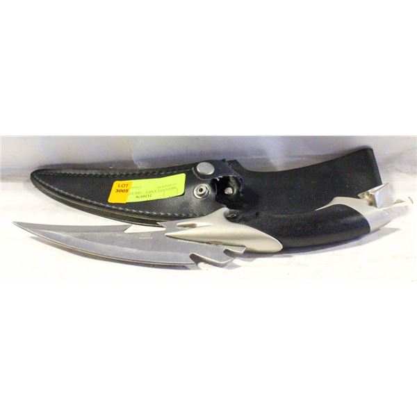 MEDIEVEL KNIFE + SHEATH - STAINLESS