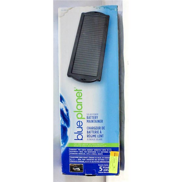 BLUE PLANET SOLAR POWER BATTERY MAINTAINER