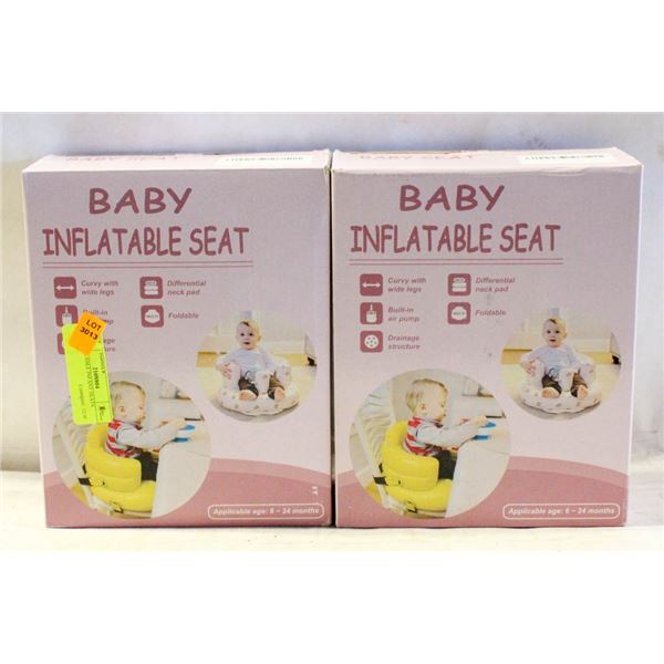 2 INFLATABLE INFANT SEATS