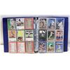 Image 1 : BINDER OF VARIOUS BASEBALL CARDS APPROX 126 TOTAL