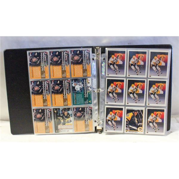 BINDER OF VARIOUS MARIO LEMIEUX CARDS APPROX 152-