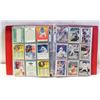 Image 1 : BINDER OF VARIOUS BASEBALL CARDS(APPROX 126 TOTAL)