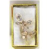 Image 1 : NEW PAIR OF DRAGONFLIES IN GOLD TONES