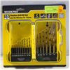 Image 1 : SEALED WORK PRO TITANIUM DRILL BIT SET 15PC