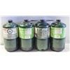 Image 1 : LOT OF 4 MINI GREEN PROPANE TANKS