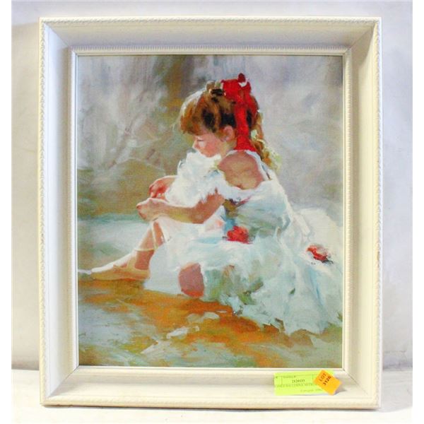 FRAMED BALLERINA ARTWORK