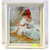Image 1 : FRAMED BALLERINA ARTWORK