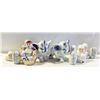 Image 1 : BLUE WHITE BONE CHINA + CERAMIC DECOR PCS