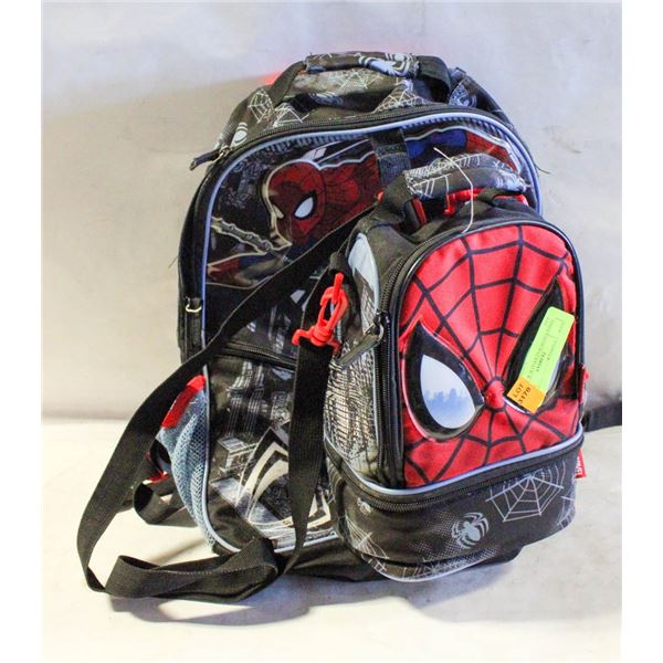 SPIDERMAN BACKPACK & LUNCH KIT