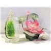 Image 1 : GEMSTONE ART PIECES + ART GLASS