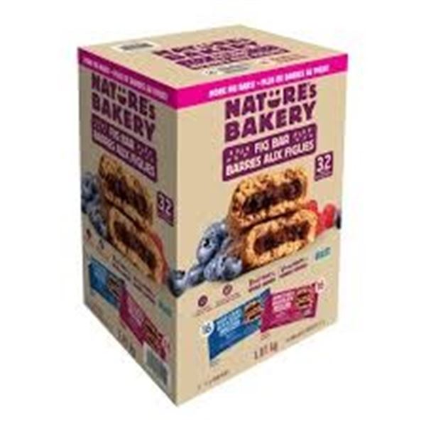 NEW REPACKED 32 X 57G NATURES BAKERY FIG BARS