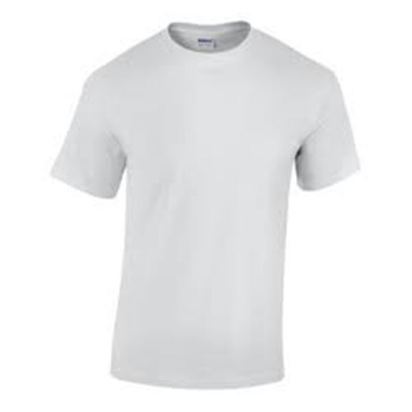 NEW GILDAN 5PK LARGE WHITE T SHIRTS