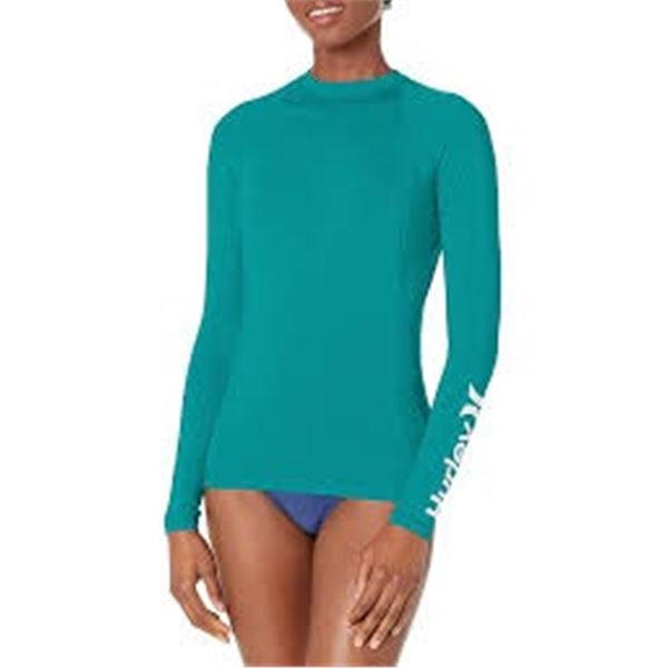 NEW HURLEY OAO LONG SLEEVE RASHGUARD MEDIUM