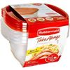 Image 1 : NEW 8 RUBBERMAID TAKEALONGS DEEP SQUARES 1.2L