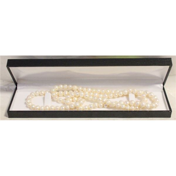 CONTINUOUS STRAND 30" PEARL NECKLACE