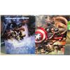 Image 1 : PAIR OF COMIC THEMED CANVAS WALL HANGINGS
