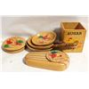 Image 1 : FLAT OF WOODEN ROOSTER KITCHENWARE