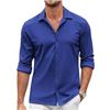 Image 1 : NEW COOFANDY 2XL BLUE DRESS SHIRT
