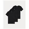 Image 1 : NEW 3PK POLO RALPH LAUREN CLASSIC CREWS MEDIUM