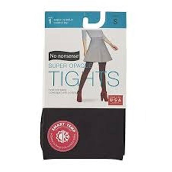 NEW 1 PAIR NO NONSENSE SUPER OPAQUE TIGHTS XL