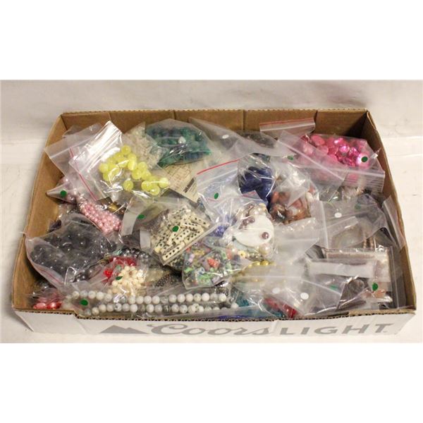 FLAT OF BEADS