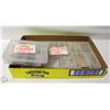 Image 1 : FLAT OF 2 CASES W/ JEWELRY O-RINGS, ENDS,