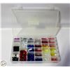 Image 1 : PLASTIC STORAGE BOX WITH RUBY,GARNET,