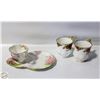 Image 1 : 4PC COLLECTIBLE FINE CHINA - OLD COUNTRY ROSE
