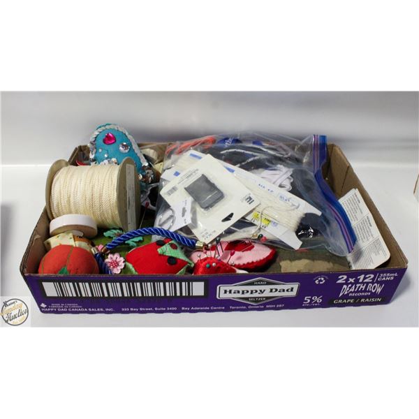 FLAT OF SEWING RIBBON/TRIM