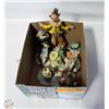 Image 1 : ESTATE LOT COLLECTION OF 9 PORCELAIN CLOWNS