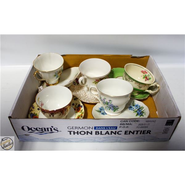 LOT OF MISCELLANEOUS ESTATE FINE BONE CHINA