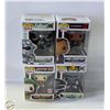 Image 1 : LOT OF 4 FUNKO POPS - FALL OUT, HANNIBAL,