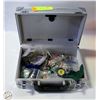 Image 1 : METAL CASE FULL OF KEYCHAINS & TOKENS-ESTATE