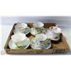 Image 1 : LOT OF FIVE MATCHING TEA CUPS AND SAUCERS