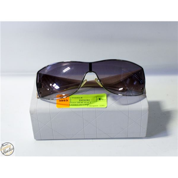 CHRISTIAN DIOR ITALY SUNGLASSES IN CASE