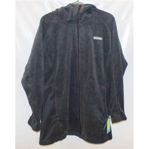 COLUMBIA 2XL ZIP UP HOODIE WITH HOOD