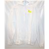 Image 1 : FRUIT OF THE LOOM MEDIUM WHITE HOODIE