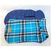 Image 1 : LOT OF 2 X-SMALL DOG COATS' NAVY & BLUE PLAID
