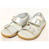 Image 1 : FREIGHT CLAIM: MERRELL BARE STEPS SILVER SANDALS