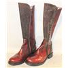 Image 1 : FREIGHT CLAIM: CASTA ROMA TALL BOOT SIZE 37 - RED