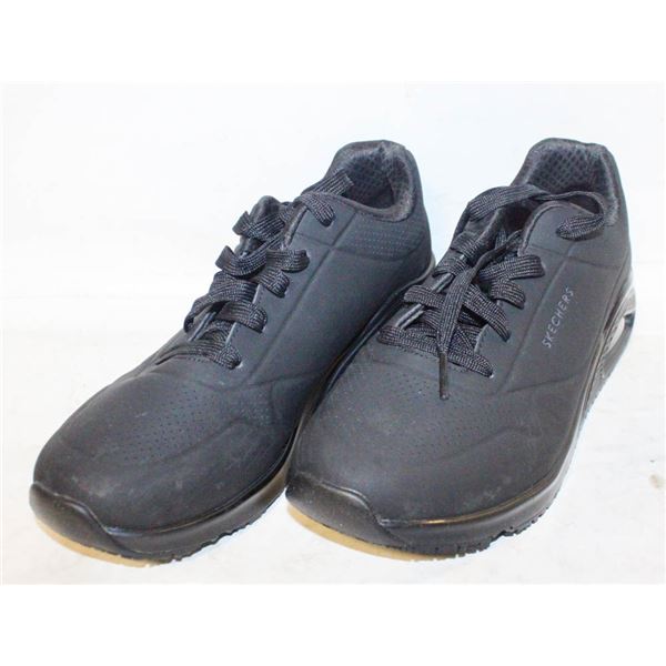 SKETCHERS RELAXED FIT SIZE 9 BLACK SHOES