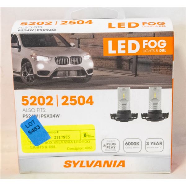 NEW IN BOX SYLVANIA LED FOG LIGHTS & DRL