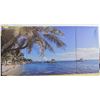 Image 1 : 3PC HAWAII THEME CANVAS WALL ART