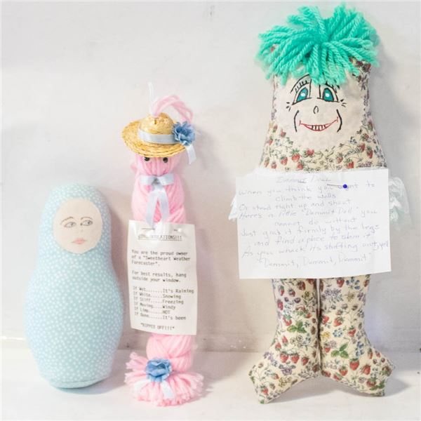 DAMMIT DOLL & SWEETHEART WEATHER FORCASTER