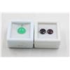 Image 1 : #189-NATURAL CHRYSOPRASE 3.35CT  & GARNET 3.25CT